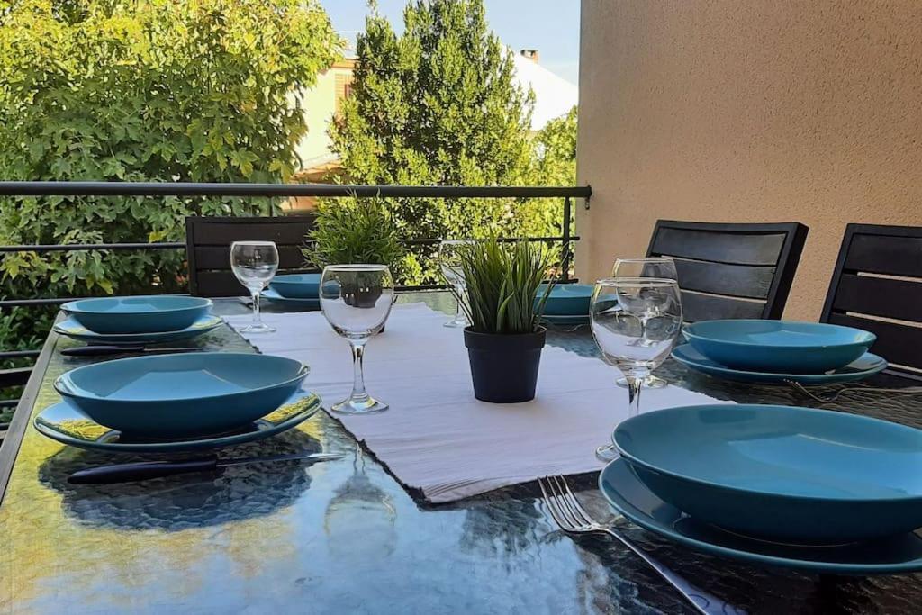 Toulouse Charmant T3 Ponts Jumeaux Avec Terrasse Lägenhet Exteriör bild